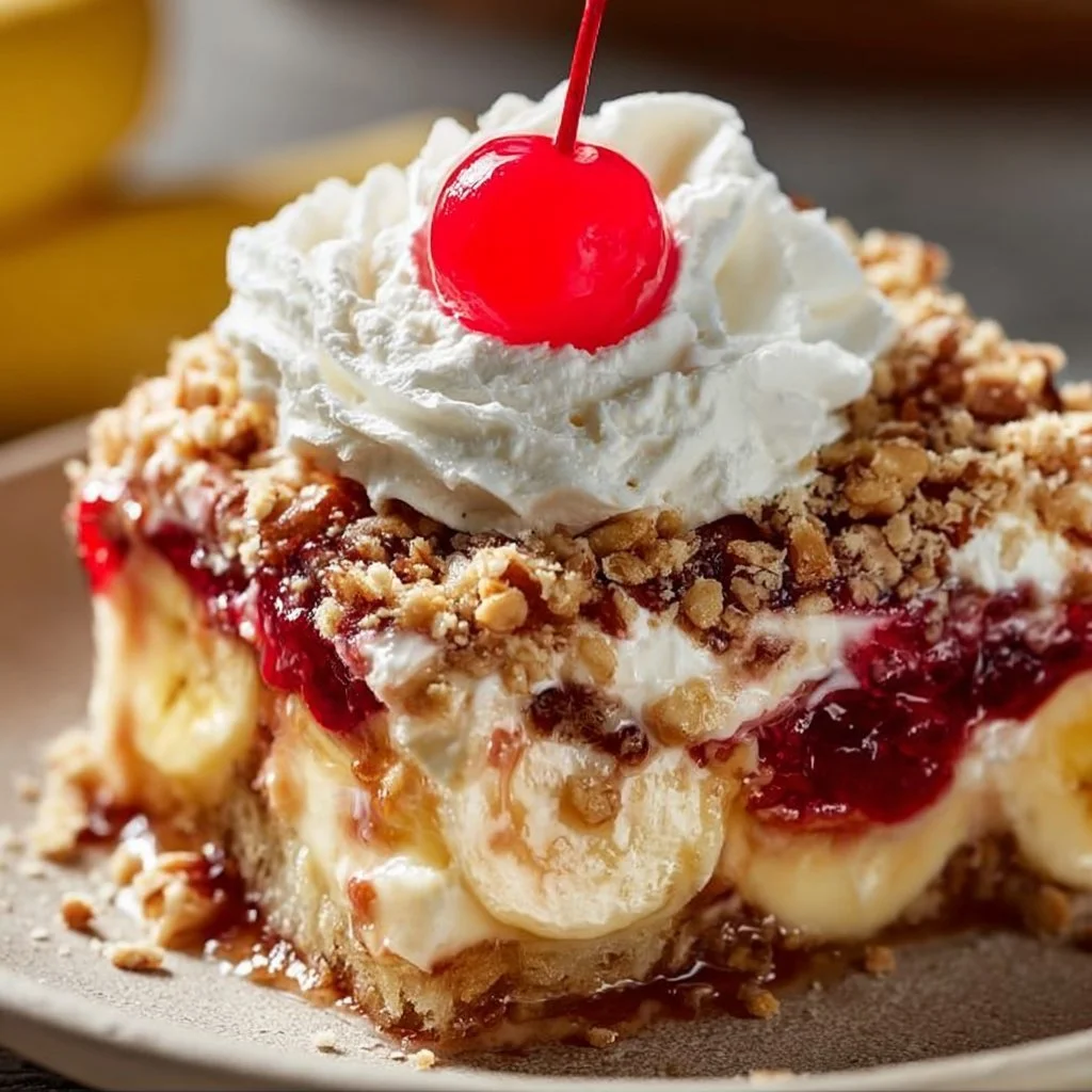 Banana Split Dump Cake