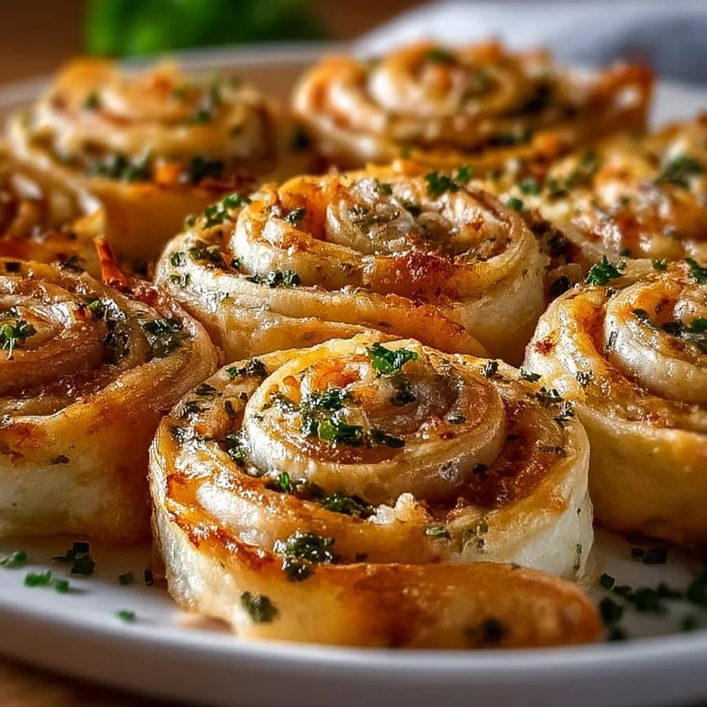 Crack Chicken Pinwheels with cream cheese and herbs