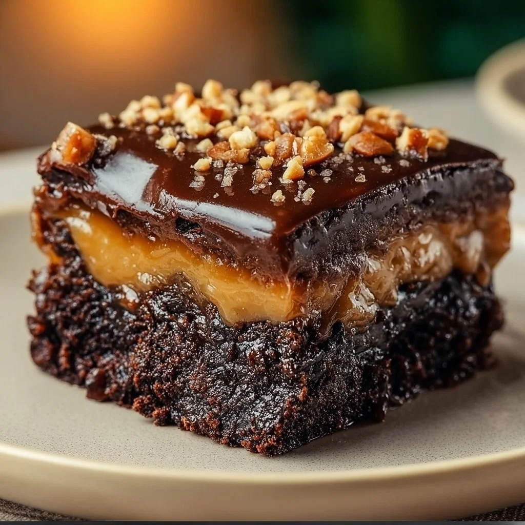 Decadent Chocolate Caramel Dump Cake