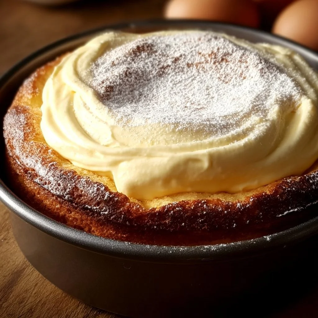 Delicious melt-in-your-mouth cake topped with creamy frosting
