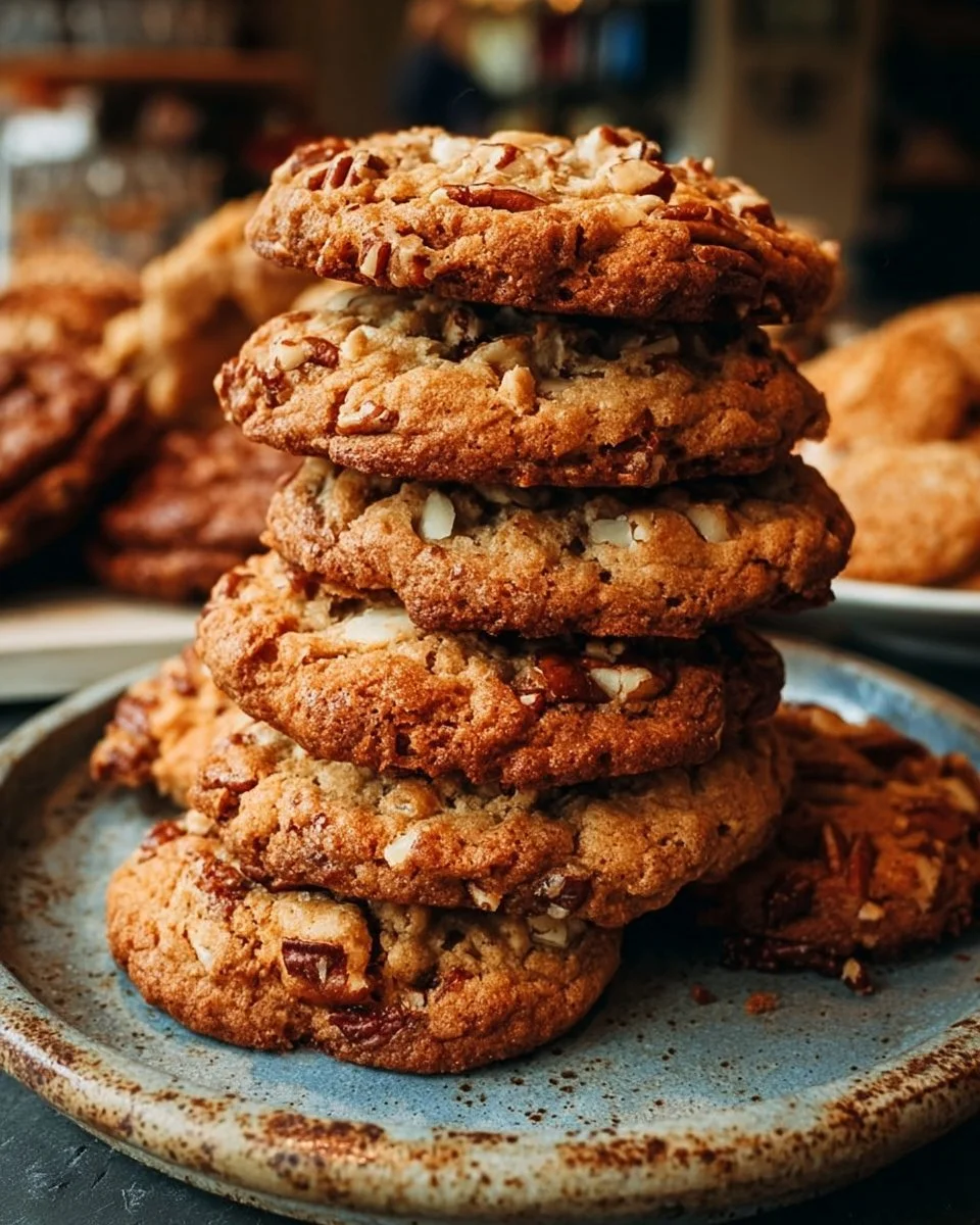 Delicious Church Lady Butter Pecan Cookies with pecans and buttery flavor