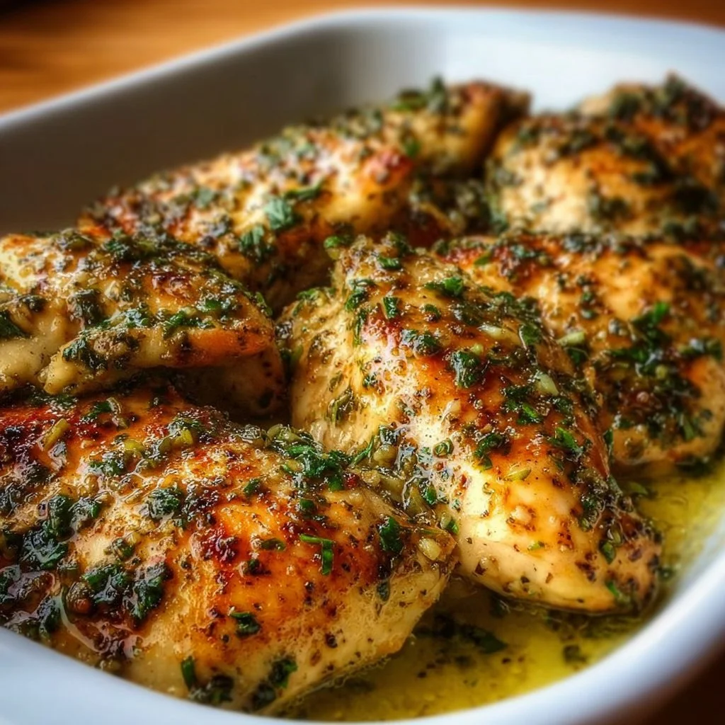 Garlic Butter Baked Chicken Breast